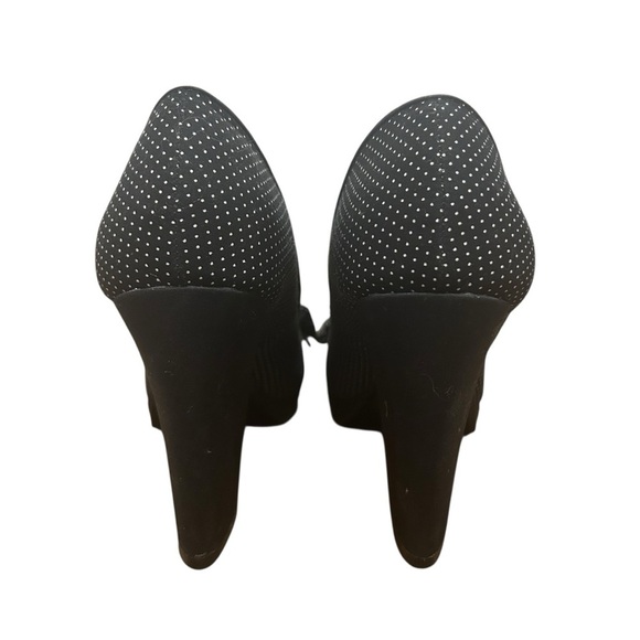 Ann Marino Black & White Polka Dot Heels Size 8.5 - Picture 5 of 6